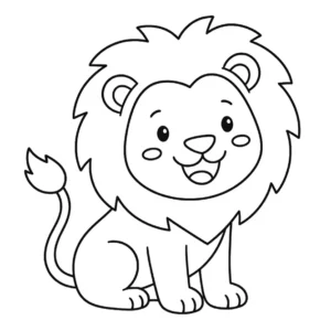 Desenhos de leao para imprimir e colorir - educação infantil (página 1)